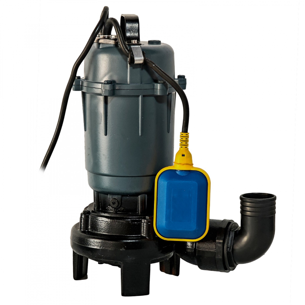 Pompa apa murdara  DDT cu tocator exterior si flotor, 2600 W, 12 mc/h, 12 m refulare + furtun pompier 2" 20 M [2]