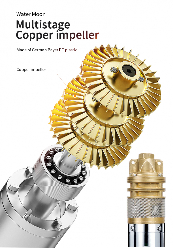 Pompa submersibila, DDT 4SKM-150, 2.2 kW, 5 m³/h [4]