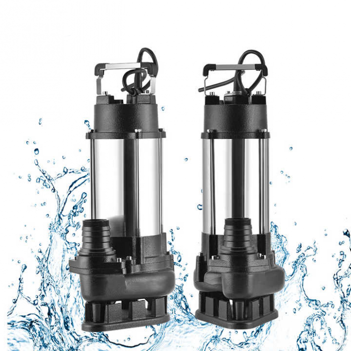 Pompa submersibila de apa murdara DDT V1500F, 1500 W, 12 mc/h+ Furtun pompier, 20 metri, 2 toli +  Furtunul de pompier 2'' 20 m, 8 bari, cu cuple [5]