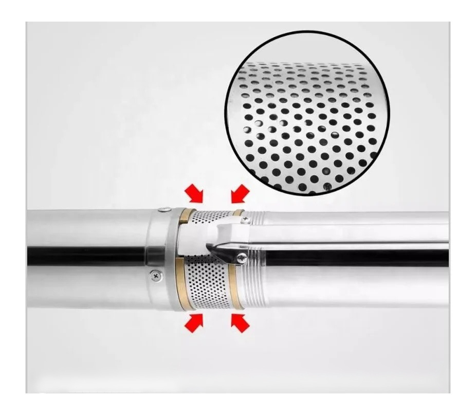 Pompa submersibila multietajata de mare adancime DDT, 4SDM10/12, 1500 W, apa curata, carcasa inox-fonta, debit maxim 8000 L/h, inaltime maxima 120m, diametru pompa 100 mm, panou comanda, 15m cablu 4 f [2]