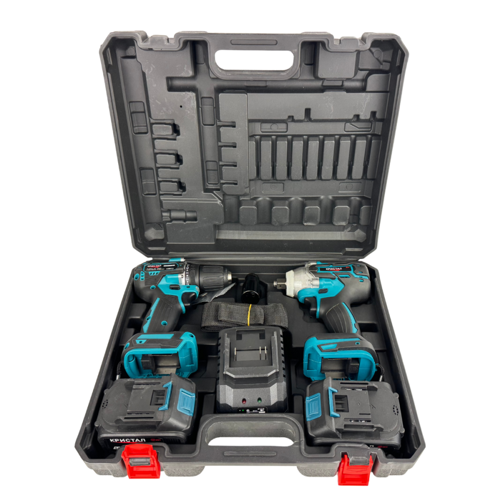 Set Masina De Gaurit si Infiletat Si Masina De Insurubat cu Impact DDT-KRISTAL 2 Acumulatori 36V 4Ah, Brushless, Motor fara perii [8]