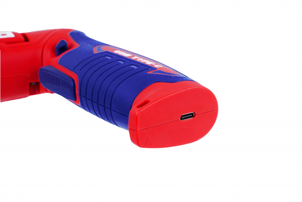 Surubelnita cu incarcare prin cablu USB, 8V, 6Nm, maner reglabil, 17 accesorii, geanta inclusa - ECSR0803, EMTOP [6]