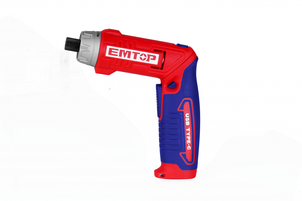 Surubelnita cu incarcare prin cablu USB, 8V, 6Nm, maner reglabil, 17 accesorii, geanta inclusa - ECSR0803, EMTOP [3]