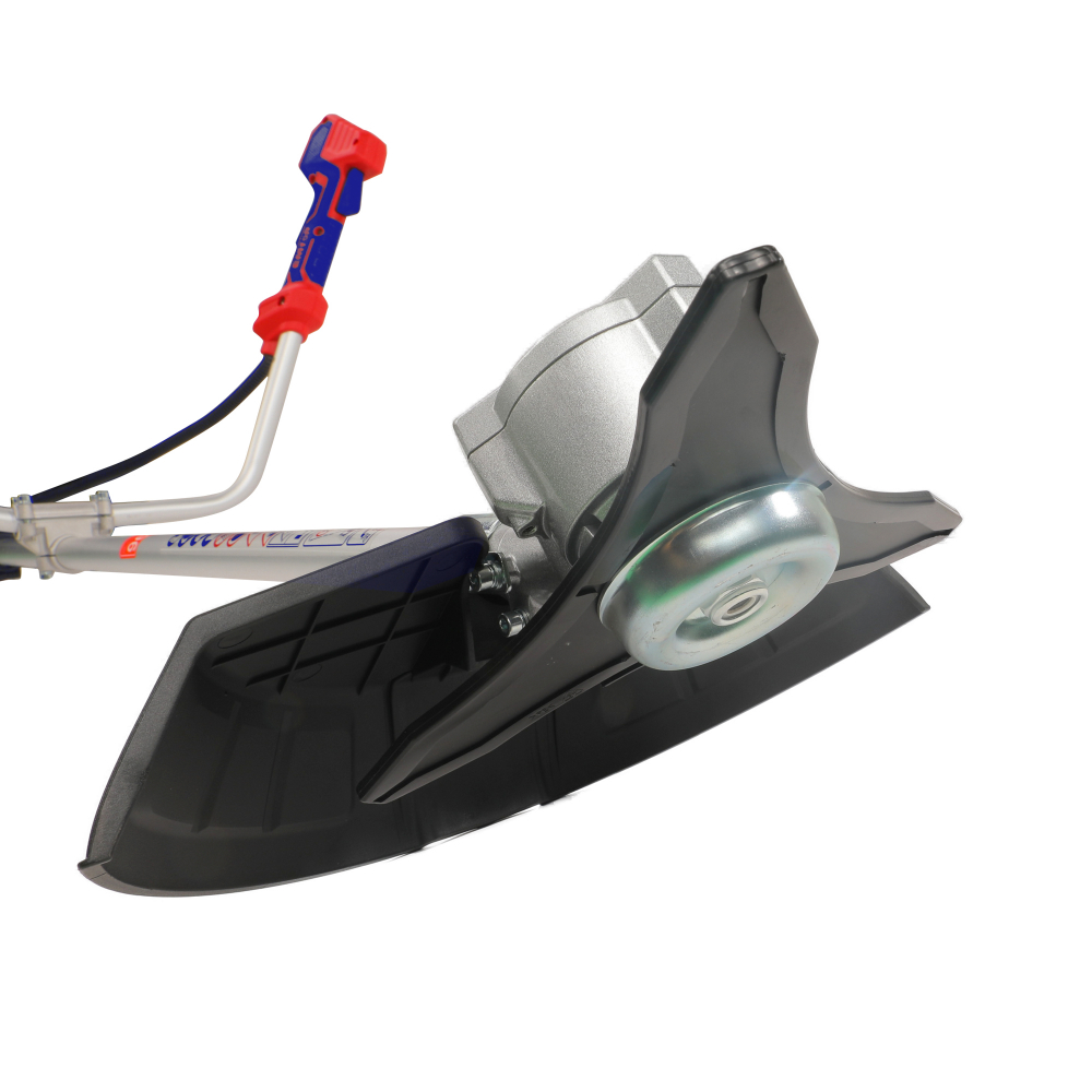 Motocoasa electrica/Trimmer cu 2 acumulatori 4.0Ah, motor fara perii (brushless), 330/255mm, accesorii incluse - ELMR202523, EMTOP [6]