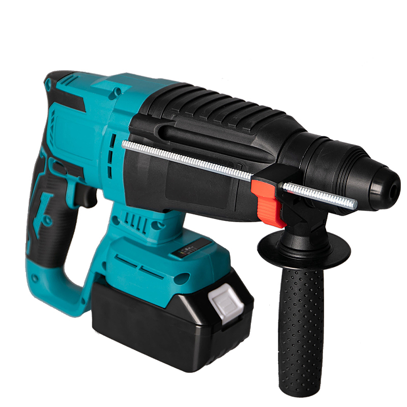 Trusa 4 piese cu 3 ACUMULATORI, autofiletanta, rotopercutor, polizor unghiular, bormasina impact, 24V, 4Ah [5]