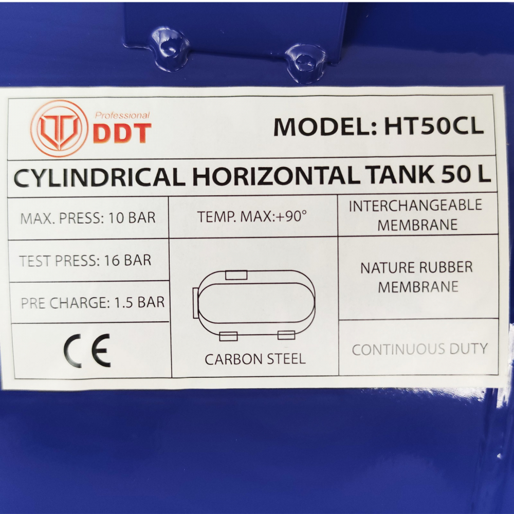 Vas de expansiune , Bazin hidrofor DDT PROFESSIONAL  , 50 L , Membrana inclusa [6]