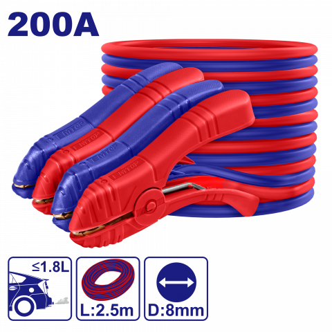 BRICOLAJ - Kit cabluri de alimentare cu clesti, 200A - EBCE0201, EMTOP