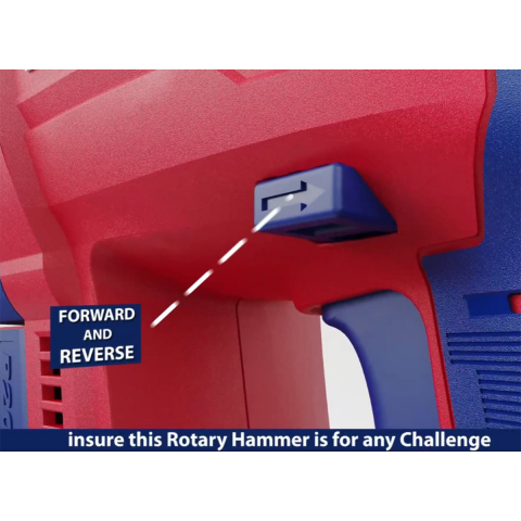 Ciocan rotopercutor fara acumulator si incarcator, 26mm, 4 accesorii - ELRH20228, EMTOP [8]