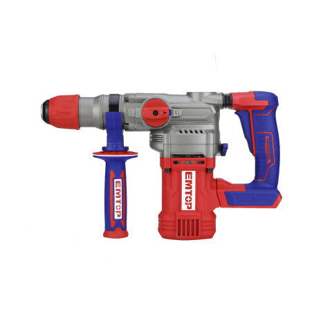 Ciocan rotopercutor fara acumulator si incarcator, 28mm, 4 accesorii - ELRH20288, EMTOP [2]