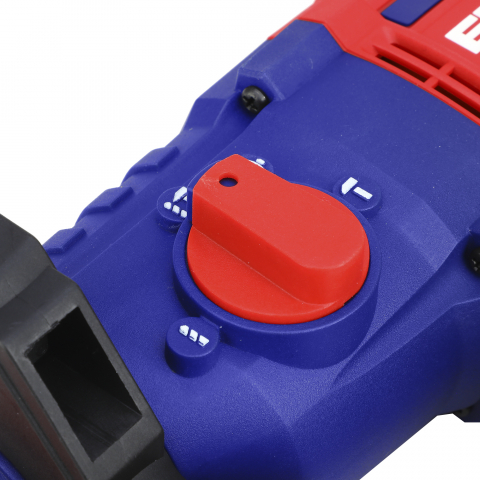 Ciocan rotopercutor cu 1 acumulator 4.0Ah, motor fara perii (brushless), 22mm, 2.0J, 3 burghie, cutie de transport - ELRH202081, EMTOP [2]