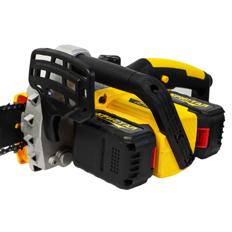 Drujba, mini fierastrau cu 2 acumulator DDT-CRISTAL, 48V, 1600W, 4800rot/min, 5A, Brushless, Motor fara perii, lungimea lamei de 405mm, 2 lame, 2 lanturi, ideala pentru taierea lemnelor de foc [2]