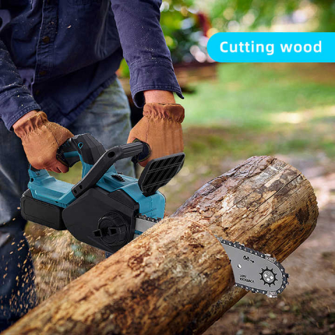 Drujba ,mini fierastrau cu acumulator DDT-CRISTAL, 21V,4A,Brushless, Motor fără perii, 3500 W, Lubrifiere automată a lanțului, Lungimea lamei de 40 cm, Ideala pentru lemne de foc și tăierea copacilor [3]