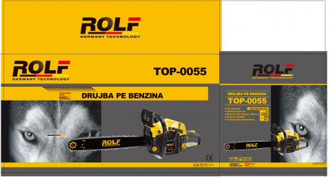 Drujba pe benzina, ROLF-DDT TOP-0055, 3000rpm, demaror metal, 4.7 cp, Germany [2]