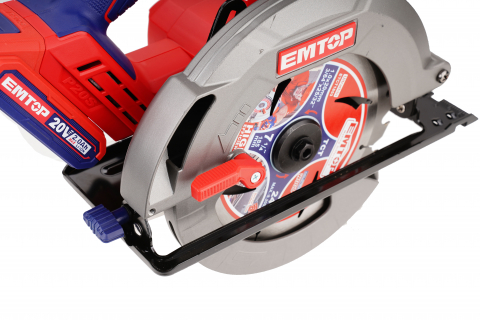 Fierastrau circular fara acumulator si incarcator, unghi taiere reglabil, 185mm - ELCS1851, EMTOP [4]