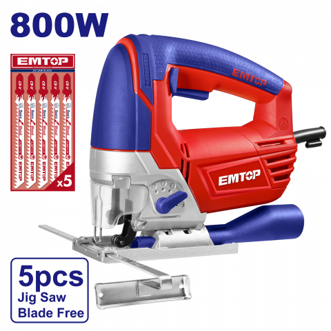 Bricolaj - Fierastrau pendular electric 800W, 5 buc lame incluse - EJSW8001, EMTOP