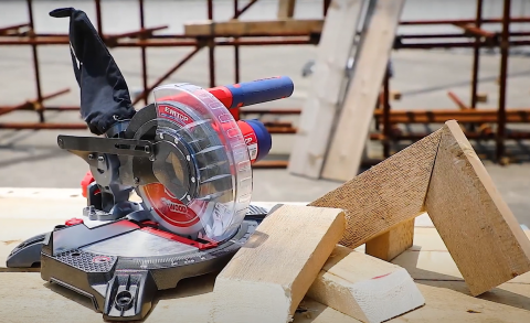 Fierastrau circular electric de banc, unghi reglabil  0-45 - EMSW14001, EMTOP [6]