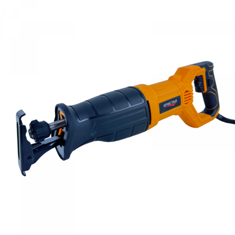 Fierastrau pendular tip sabie DDT CRISTAL, Adancime de Taiere 200 mm Lemn, 8mm Otel, 12mm Aluminiu, 900 W, Viteza Variabila  3000 rpm, GALBEN [1]