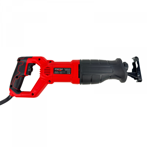 Fierastrau pendular tip sabie DDT CRISTAL, Adancime de Taiere 200 mm Lemn, 8mm Otel, 12mm Aluminiu, 900 W, Viteza Variabila  3000 rpm, ROSU [3]