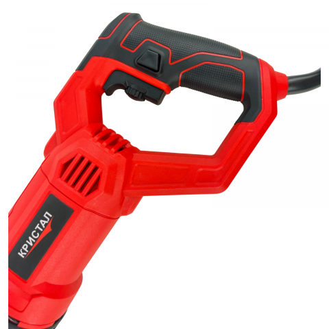 Fierastrau pendular tip sabie DDT CRISTAL, Adancime de Taiere 200 mm Lemn, 8mm Otel, 12mm Aluminiu, 900 W, Viteza Variabila  3000 rpm, ROSU [2]