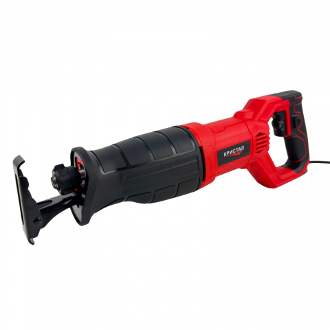 Fierastrau pendular tip sabie DDT CRISTAL, Adancime de Taiere 200 mm Lemn, 8mm Otel, 12mm Aluminiu, 900 W, Viteza Variabila  3000 rpm, ROSU [1]