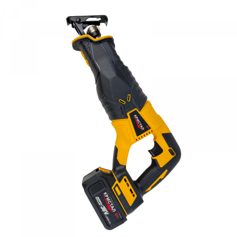 Fierastrau tip sabie cu acumulator DDT CRISTAL, 36V, Viteza Variabila, Adancime de Taiere 115mm Lemn, 8mm Otel, 12mm Aluminiu, 2x baterii 4.0Ah, încarcator + 4 panze diferite incluse [5]