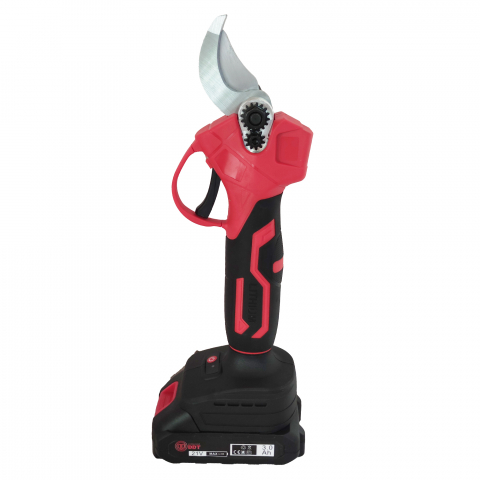 Foarfeca cu acumulator , vita de vie si crengi , 21 V , 3 Ah , Rosie [3]
