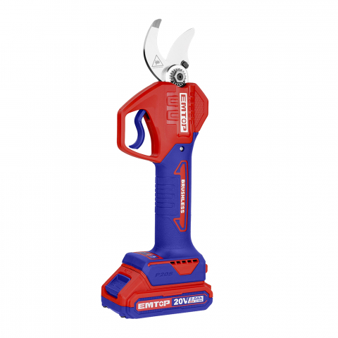 Foarfeca dreapta cu 1 acumulator 2.0AH, 20-30mm, cutie de transport - ELSL203051, EMTOP [7]