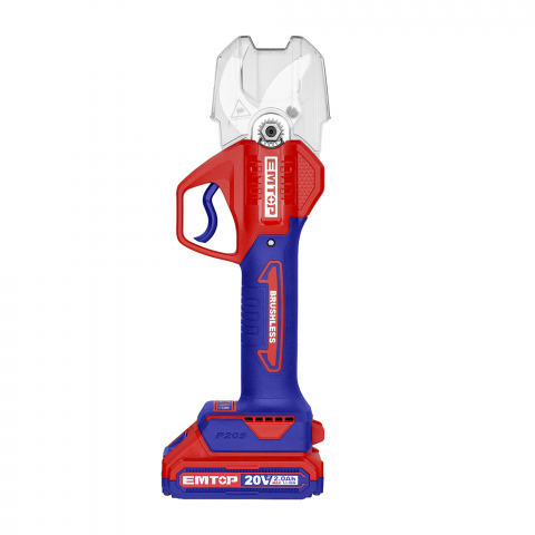 Foarfeca dreapta cu 1 acumulator 2.0AH, 20-30mm, cutie de transport - ELSL203051, EMTOP [3]