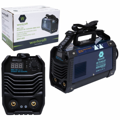 Invertor de sudura WertCraft WRT-006, 20-300 A amperaj, 230 V, 1.6-4 mm diametru electrod, MMA, IP21, funtie anti-lipire [4]