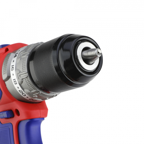 Masina de gaurit  si insurubat cu 2 acumulatori 2.0AH, motor fara perii (brushless), 60Nm, 1/2", 47 accesorii, cutie transport - ECDL20602, EMTOP [2]