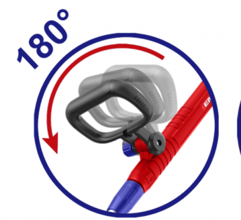 Motocoasa/Trimmer fara acumulator si incarcator, maner reglabil, 300mm - ELGT20328, EMTOP [3]