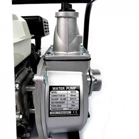 Motopompa pe benzina 4 timpi, DDT Profesional, 6.5CP, 2", 30 m³/h, 28 m [3]