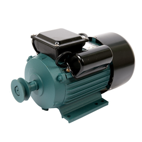 Generatoare si motoare - Motor electric monofazat cu fulie inclusa, DDT PROFESSIONAL, 3000 W, 1500 rpm, 2 condensatori, corp fonta