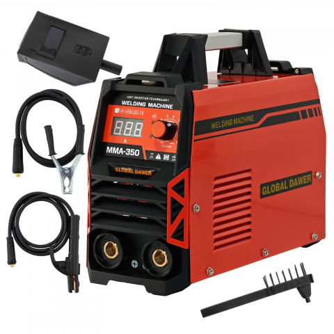Pachet promo Aparat de Sudura tip Invertor, Dawer, MMA 350 , 350 A, accesorii incluse + Masca Sudura Automata cu Reglaj si Cristale [3]
