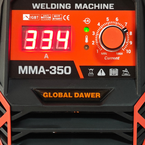 Pachet promo Aparat de Sudura tip Invertor, Dawer, MMA 350 , 350 A, accesorii incluse + Masca Sudura Automata cu Reglaj si Cristale [4]