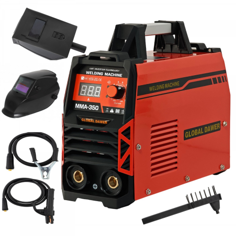 Produse noi - Pachet promo Aparat de Sudura tip Invertor, Dawer, MMA 350 , 350 A, accesorii incluse + Masca Sudura Automata cu Reglaj si Cristale