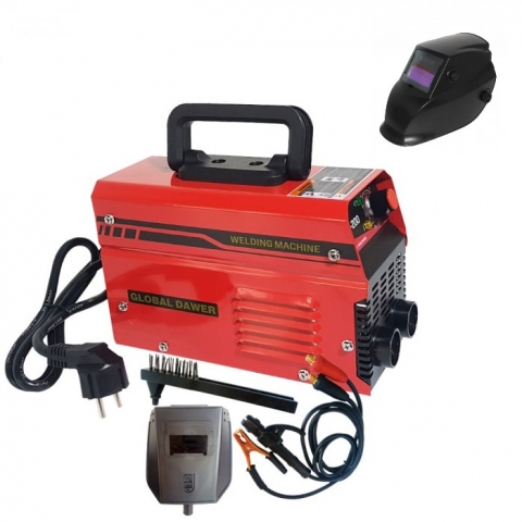 Produse noi - Pachet promo Aparat de Sudura tip Invertor, Global Dawer, Mini 200, 200 A + Masca Sudura Automata cu Reglaj si Cristale
