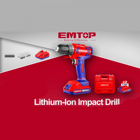 Pachet promo Fierastrau circular, unghi taiere reglabil, 185mm + Masina de gaurit si insurubat + 2 acumulatori 2.0AH + incarcator [12]