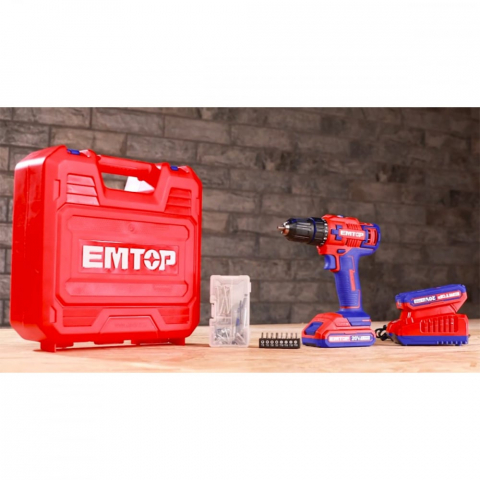 Pachet promo Fierastrau circular, unghi taiere reglabil, 185mm + Masina de gaurit si insurubat + 2 acumulatori 2.0AH + incarcator [13]