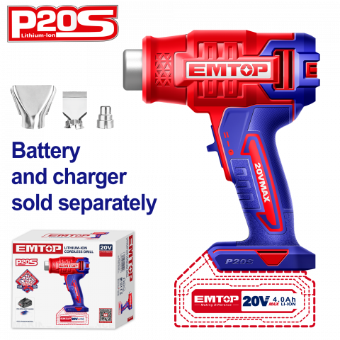 Bricolaj - Suflanta aer cald (feon) fara acumulator si incarcator - EHGN20021, EMTOP