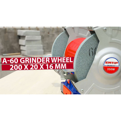 Polizor electric de banc 2 pietre 150mm, 150W - EBGR61501, EMTOP [8]