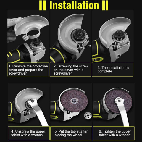 Polizor Unghiular pe Acumulator DDT-CRISTAL , 24V/4Ah, Motor Brushless, 820W, 8500 rot/min [6]