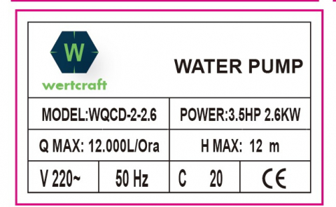 Pompa apa murdara DDT cu tocator exterior si flotor, 2600 W, 12 mc/h, 12 m refulare [11]