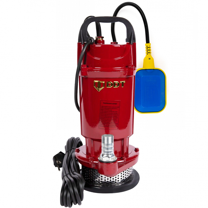Pompe de apa murdara - Pompa submersibila, DDT QDX35, 850 W cu plutitor, 2860 rpm, 3 m³/h, diametru 250mm