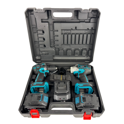 Set Masina De Gaurit si Infiletat Si Masina De Insurubat cu Impact DDT-KRISTAL 2 Acumulatori 36V 4Ah, Brushless, Motor fara perii [7]