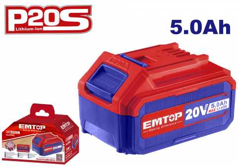 Scule si unelte - 1 x Acumulator 5.0AH litiu-ion, universal compatibila cu produsele P20S - EBPK2003, EMTOP
