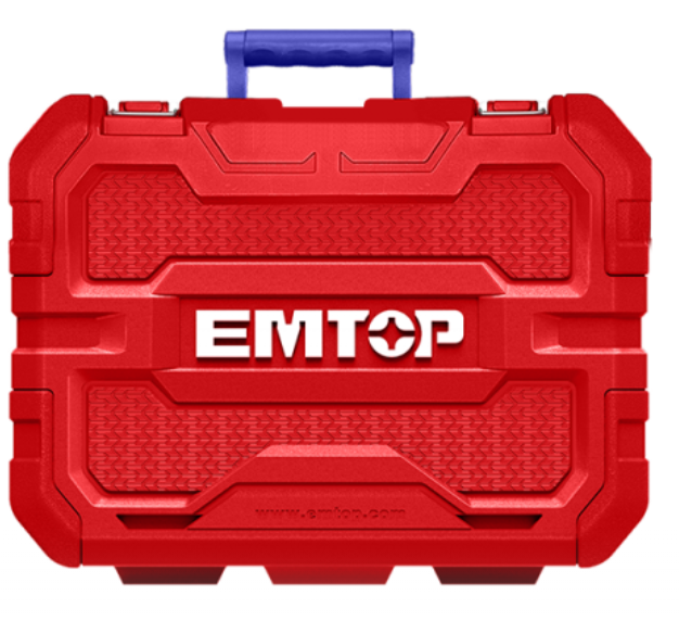 Masina de gaurit si insurubat EMTOP ECDL200528, 2 acumulatori 2.0 Ah, 55 accesorii, Cutie transport inclusa [6]