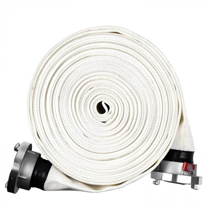 Pachet promo Pompa apa murdara din fonta DDT rosie WQD10 cu plutitor, 1100 W, 15 m³/h + Furtunul de pompier 2'' 20 m, 8 bari, cu cuple [3]