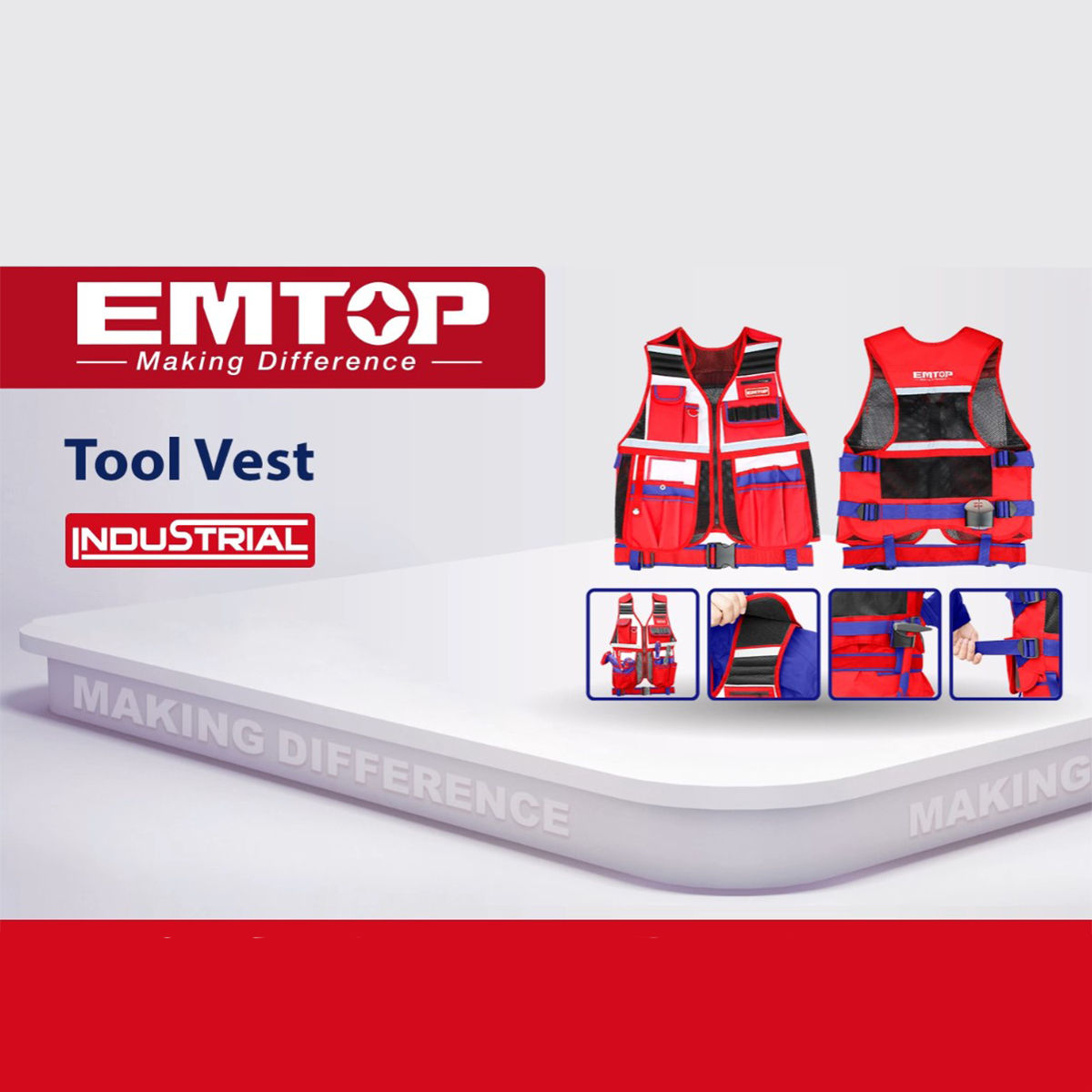Vesta pentru instrumente cu bretele reglabile - ETVT1701, EMTOP [1]