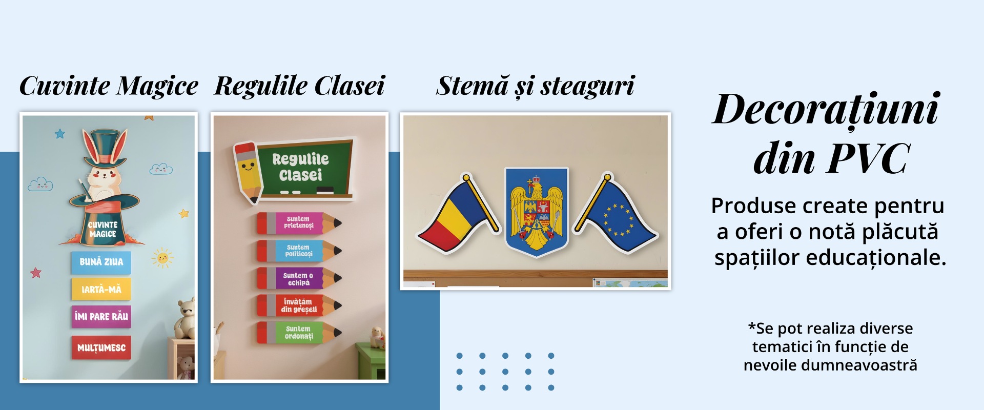 Decoratiuni din PVC